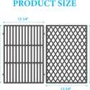 Cooking Grate Replacement Parts for Weber GS4 Genesis II 300 and Genesis II LX 300 Series Grill,18.75" Grill Grid for Weber Genesis II E/S 310 315 320 325 340,66095,Cast Iron,2 Pack