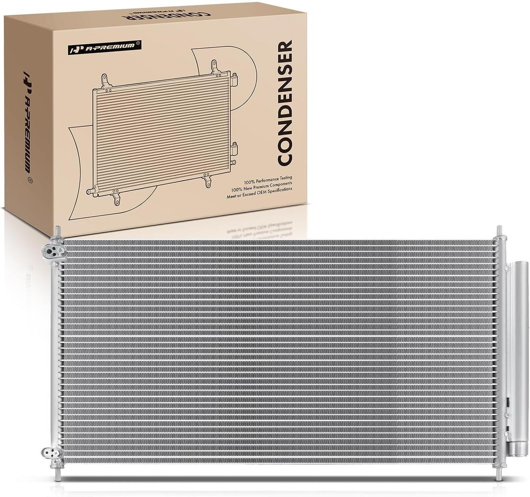A-Premium Air Conditioning A/C Condenser Compatible with 2013-2017 Honda Accord 2.4L 3.5L, w/Receiver Drier