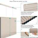 Top Down Bottom Up Shades,Blackout Cellular Shades Cordless,Top Down Bottom Up Cellular Shades,Honeycomb Blinds for Windows,Cellular Blinds Cordless,31Wide*72High,Beige