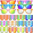 36 Pack Kids Sunglasses Bulk with UV400 Protection, 12 Colors Neon Sunglasses for Birthday Party Favors, Beach, Graduation Gift, Summer Pool Party Supplies, Goody Bag Filler, Boys Girls Classroom Gift