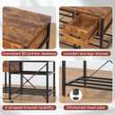 3D Printer Stand with Filament Storage Heavy Duty Metal 3D Printer Table with Drawer and Power Hub for Workshop, Studio, and Office