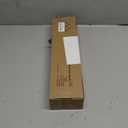 TONIAL Curtain Rod 32 to 58 Inch(2.6-4.8ft), Telescoping Splicing 3/4 Drapery Rods for Windows 20 to 53 Inch(1.7-4.4ft), Decorative Single Rod with Small Cap Finial, Black