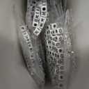 FASHEWELRY 1300Pcs Square Acrylic Letter Beads 4-5mm Cube Letter A-Z Alphabet Beads White Pony Beads for DIY Friendship Bracelet Jewelry Making