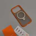 TORRAS Ostand Q3 Air for iPhone 17 Pro Case 6.3'' with Stronger Magnetic Stand, Fit for Magsafe, Airbags Miltary Protection, Camera Control for iPhone 17 Pro Case, Shockproof & Stylish, Horizon Orange