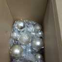 2 Pcs Christmas Ball Garland 6 ft Ball Ornaments Christmas Bulb Garland Xmas Tree Bauble Decorations for Party Supplies Indoor Outdoor Home Office Decoration Accessories(Champagne Gold)