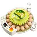 22 Eggs Smart Incubator, One-Click Hatching, Automatic Temp Humidity Control, Auto Egg Turner, Built-in Egg Candler, Music Reminder Poultry Hatcher for Chicken Duck Quail Pigeon Classroom Home Use