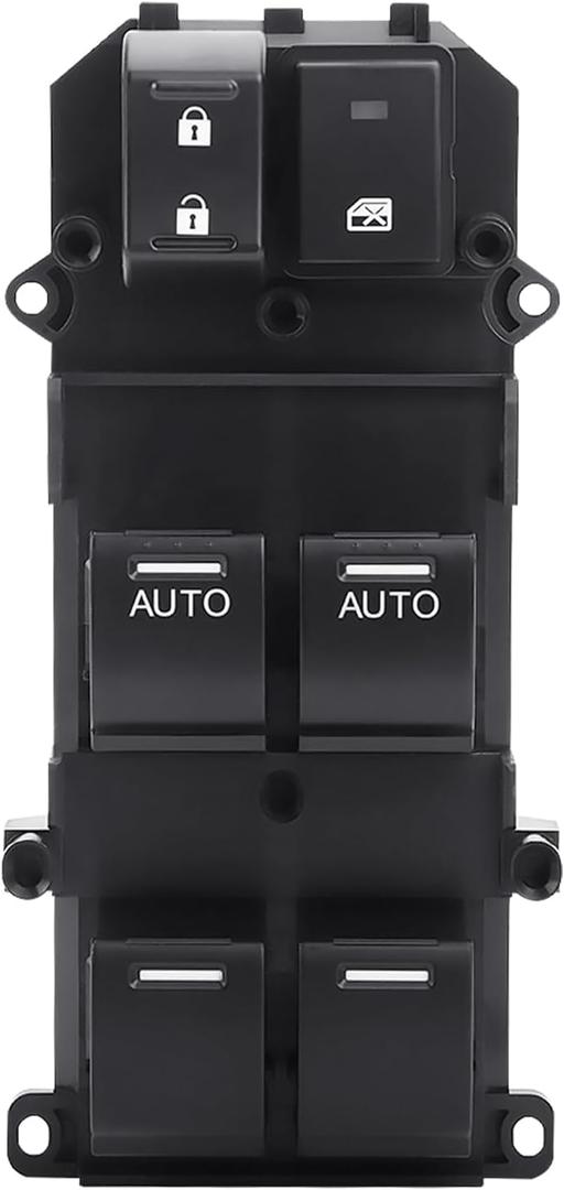 LCWRGS Master Window Switch Compatible with 2008-2012 Honda Accord EX EXL 2.4L 3.5L, Driver Side Power Window Switch, Replace OE 35750-TA0-A31, 35750-TA0-A32