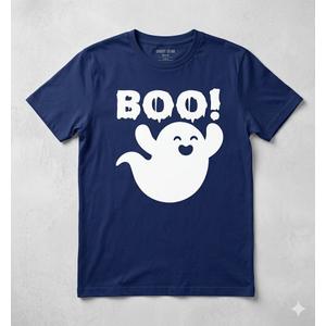 Cute Ghost T Shirt - Cool Funny Ghost Boo Halloween Kids tee T-Shirt Large