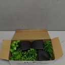 GREENTIME Artificial Potted Plants Set of 3 Mini Fake Plant 3 Pack Small Eucalyptus Black Potted Wheat Grass Faux Greenery for Home Office Desk Bathroom Shelf Bedroom Indoor Decorations