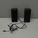 LENRUE Computer Speakers, USB/USB-C Powered PC Speakers with Loud Stereo Sound, Headphone-in for Desktop, iMac, MacBook, Laptop, Monitor (USB-C to USB Adapter Included)