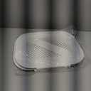 Mind Reader 60L Slim Laundry Hamper, Clothes Basket, Lid, Ventilated, Plastic, Set of 2, White
