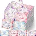 TaoBary 80 Pack Christian Pocket Tissues for Wedding Guests Scripture Floral Pocket Tissues Travel Packs Inspirational Bible Verse 3 Ply Soft Facial Napkin for Wedding Travelling Ceremony Supplies