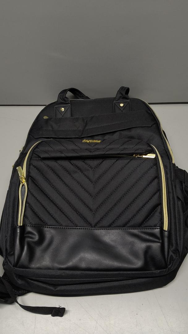 Laptop Backpack for Women Work Bag - 15.6 inch Black Travel Backpack College Backpack with USB Charger Business Office Back Pack for Teacher Casual Waterproof Bookbag for Nurses