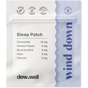 12-Pack Wind Down Sleep Patches with Chamomile to Support Restful Sleep No Melatonin & No Latex Wearable, Easy to Use for Adults - Sleepy Stickers