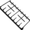 DG94-00937A Stove Grates Replacement for Samsung Gas Range Surface Burner Grate Cast Iron Side Grate for NX58H5600SS NX58H9500WS Gas Range Parts Side Cooktop Left Right Wok Grate 1 Pack