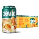 Zevia Zero Sugar Soda, Orange Creamsicle, 12 oz Cans (8-Pack) Caffeine Free, Naturally Sweetened, No Calorie Soda - Non-GMO Project Verified, Gluten-Free, Vegan (EXP 09/11/27)