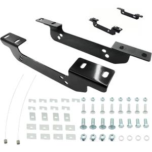 16411 5th Wheel Installation Brackets Compatible with Chevrolet Silverado & GMC Sierra 2500HD 3500HD 2500 3500 HD Excluding Cab & Chassis 2011-2019 Fifth Wheel Trailer Hitch Mounting Brakcet Kit