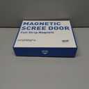 Magnetic Thermal Insulated Door Curtain Fits Door Size 36" x 82", Curtain Size 38" x 83", Thicker Layered Fabric Insulated Door Cover, Keep Warm Winter & Cool Summer, Dark Grey Fabric