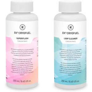 EKWB EK-CryoFuel Loop Cleaner + Superflush Concentrate PC Coolant, 250ml