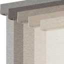 Persilux Light Filtering Roller Shades for Window Blinds,Cordless,Linen Fabric,Thermal Insulated Fabric UV Protection Shades for Home,Office,Bedroom,Door,Light Filtering-Cream,22 1/2" W X 72" H