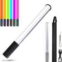 RGB LED Video Light Wand Stick with Tripod & Remote Control, 9 Color Modes, 3200K-9900K