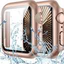 Goton Waterproof Case Compatible for Apple Watch Series 11/10 Screen Protector 42mm, Hard Bumper with Tempered Glass for iWatch 11 Cover 42 mm