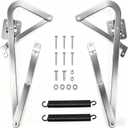55-2 Attic Ladder Hinge Arms with Springs - Replacement Kit Compatible with Werner MK5, WU2210, W2208, W2210 (Manufactured After 2010)
