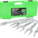 OEMTOOLS 37201 5-Pc Ball Joint Removal Tool Kit, Pickle Fork Tie Rod Removal Tool Set, Rust Resistant Finish, Sturdy Case Included, 1-1/8", 1-5/8",1-3/8", 1", 3/4"