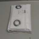 NICETOWN White Sheer Curtains 84 inches Long - Home Decoration Grommet Airy & Lightweight Elegant Window Treatments with Light Filtering for Bedroom/Living Room (2 Panels, W54 x L84)