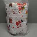 Yinhua 3 Piece Christmas Quilt Set, Santa Claus Queen Quilt Bedding Sets with 2 Pillow Shams, Reversible Quilts Sets Soft Lightweight Bedspread Coverlet for Winter Christmas Decor, 90'' x 90'' (Xmas Tree & Stockings)