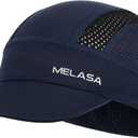 MELASA Cycling Cap, Cooling Skull Cap Helmet Liner with Sun Visor, Sun Protection Running Bike Cap for Men Women Under Helmet