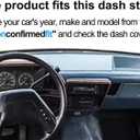 Yiz Dashboard Cover Dash Cover Mat Fit for 1987 1988 1989 1990 1991 Ford F150 F250 F350 Branco Pickup Truck (87-91Maroon) J132