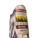 RED STEER GLOVE COMPANY, NITRILE PALM GARDENING GLOVES,PACK OF 10, (White& Purple, M)