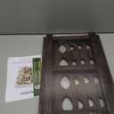 BAMEOS Bamboo Wine Rack Storage, 4 Tier Wine Racks Countertop, Wine Rack Freestanding Floor Wine Holder Cabinet for Kitchen, Bar, Pantry, Wine Cellar, Basement,Study (16.85 L x 9.25W x 17.24H)