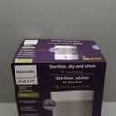 Philips Avent Baby Bottle Sterilizer and Dryer Premium, Removes 99,9% of Bacteria, Chemicals Free, Capacity 6 Bottles/Teats/Accessories, Modular Space Saving Design, Model SCF293