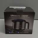 GYNHD Dental Ultrasonic Retainer Cleaner Machine: Dental Cleaning Pod for Denture/ Mouth Guard/ Aligner/ Night Guard/ Braces/ Toothbrush Heads/ Jewelry - 45kHz Retainer Cleaner with Digital Timer & 200ML