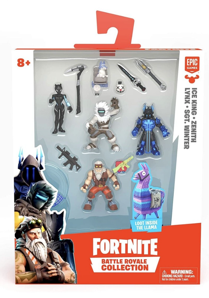 Fortnite Battle Royale Collection Squad Pack Ice King, SGT. Winter, Lynx, Zenith