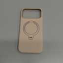 TORRAS Ostand Q3 Silicone for iPhone 17 Pro Max Case, Fit for MagSafe, 360 Spin Kickstand Holder, Soft Liquid Silicone Cozy Grip, Camera Control, Protective Case for iPhone 17 Pro Max, Dune Beige