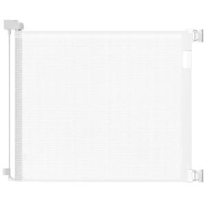 Veraste Retractable Baby Gate for Doorways and Stairs, Mesh Safety Gate for Pet, Indoor & Outdoor Use, One-Hand Operation, Easy Installation, 33.6" Tall, Expands to 55" WideWhite,33.6"x55"