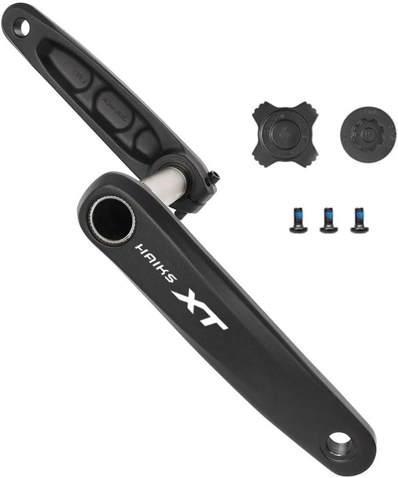 1x Mountain Bike Crankset 170mm with 34-40T Chainring & Bottom Bracket - 6061 Alloy Hollow Integrated MTB Crank Set, Narrow-Wide Teeth, Compatible 8-12S (BSA24/BB92/PF30/BB30/T47)