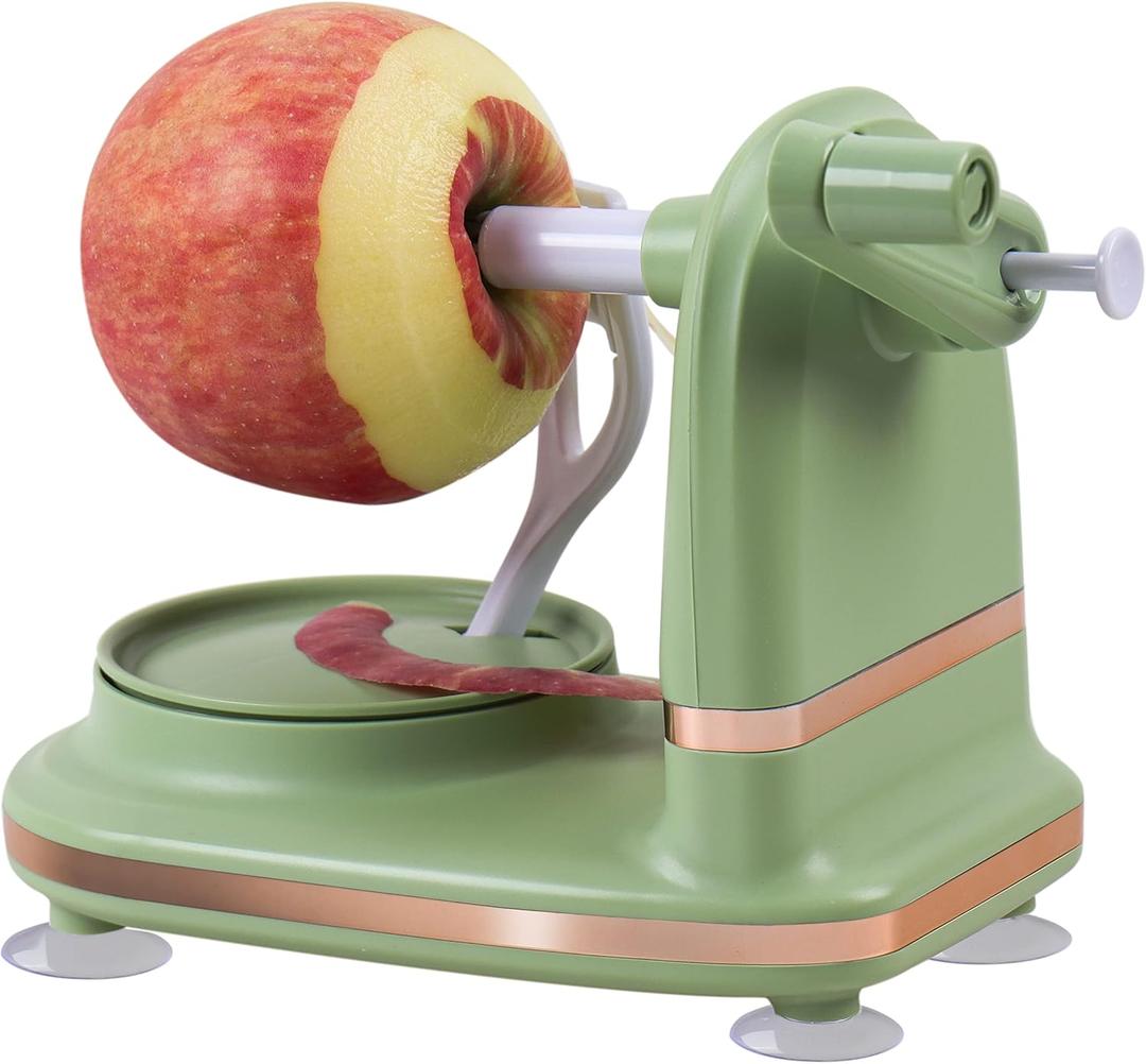 VEELAM Apple Peeler with 2 Blades Replacements, Apple Pealer Slicer & Corer for Home Kitchen Quick Applesauce Pie Making