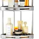 Corner Shower Caddy Stand, 4 Tier Rustproof Standing Shower Organizer with Soap Holder, Aluminum Shower Shelf for Bathroom Storage, Silver