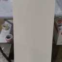 Deco 79 Metal Handmade Living Room Console Table Oval Table with Ribbed Legs, Entryway Table 47" x 19" x 30", White