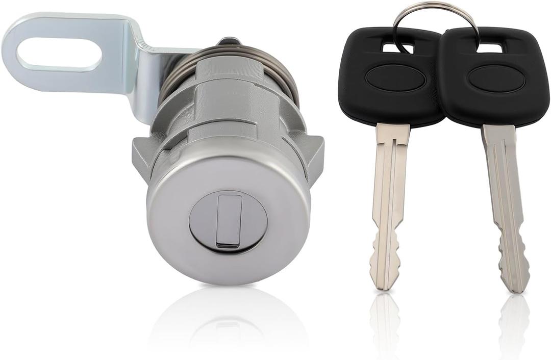 69055-0C030 Tailgate Door Lock Cylinder with Keys Compatible with Toyota Tundra 2014-2021 Tacoma 2016-2022 Rear Door Lock Cylinder