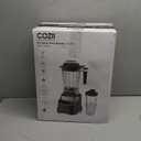 COZII Professional Blender 2000W, Smoothie Countertop Blenders for Kitchen, 64 Oz Pitcher/21-Oz To-go Cup, 7 Preset Programs for Ice Crush/Frozen Drinks/Dips/Nut Butter, High Speed, Dishwasher Safe (Grey)