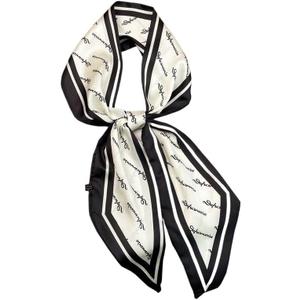 kcctoo 59" Mulberry Silk Like Head Scarf Women's Fashion Square Neck Satin Scarfs for Bag Hair Scarves Gift 59 * 5.9