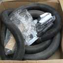 CRAFTSMAN CMXZVBE38759 2-1/2 in. x 20 ft. POS-I-LOCK Wet Dry Vac Hose Attachment Kit, Industrial-Grade Shop Vacuum Replacement Hose, Fits Most Wet/Dry Vacuums with a 2-1/2 in. Diameter