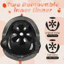 Toddler Kids Bike Helmet, Adjustable and Multi-Sport, 3 Sizes for Ages 1-2-3-5-8-14 Years Child Infant Boys Girls, S: 50-54 cm / 19.6"-21.3"