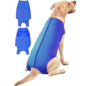 Dog Surgery Recovery Suit - After Spay, Abdominal Wounds Post Surgical Recovery, Anti Licking Breathable Dog Onesies for Small, Medium & Large Pet, Alternative Bandages Cone E-Collar, XL