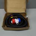 1100 GPH Boat Bilge Water Pump 12V, 1-1/8 Inch Dia Bilge Pump Plumbing Kit with 6FT Hose, 2 Clamps, Thru-Hull Fitting, Ideal for Fishing Boats, Cruisers, Runabouts, Yachts